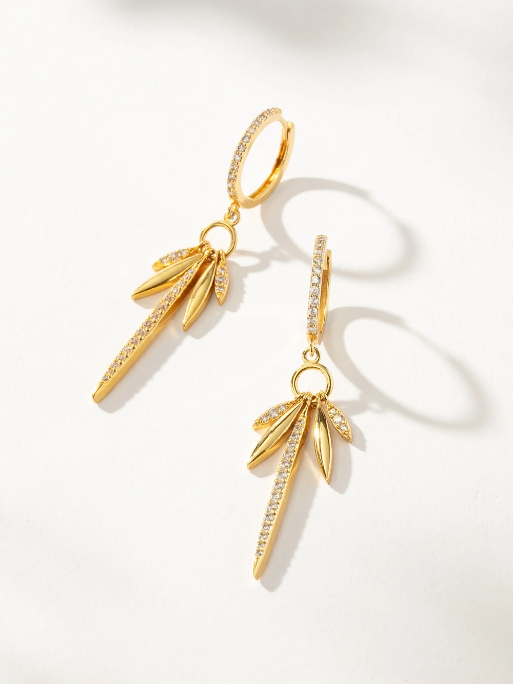 NWT Uncommon James Rocker Girl Earrings – Gold ✨
